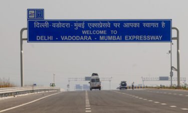 A view of the Delhi Mumbai Expressway on February 10