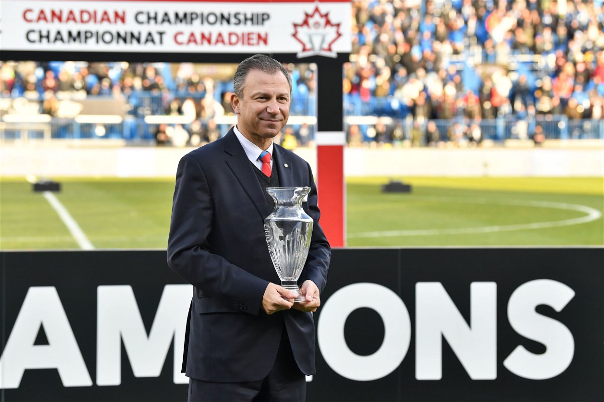 <i>Minas Panagiotakis/Getty Images</i><br/>Canada Soccer president Nick Bontis