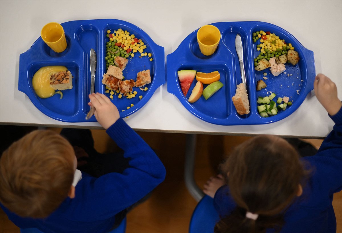 <i>Daniel Leal/AFP/Getty Images/FILE</i><br/>London is handing out free meals for all primary school children. In this file image from 2022