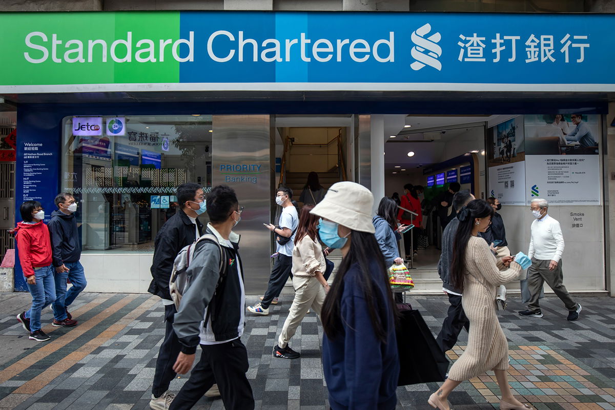 <i>Paul Yeung/Bloomberg/Getty Images</i><br/>Standard Chartered
