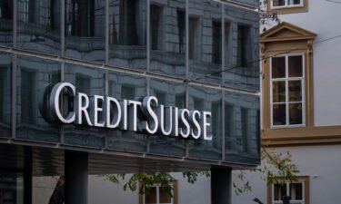Credit Suisse has reported its biggest annual loss since the financial crisis in 2008. This 2022 file image shows a branch of Credit Suisse in Basel