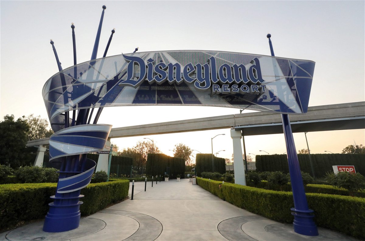 <i>Mario Tama/Getty Images</i><br/>Police and EMS crews responded to a call at Disneyland about a woman who fell from a parking structure.