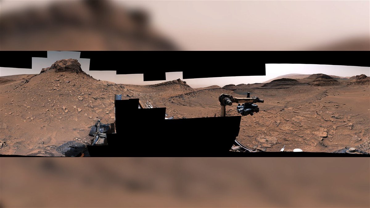 <i>NASA</i><br/>NASA's Curiosity rover used its Mast Camera to capture this 360-degree panorama of an area on Mars known as Marker Band Valley on December 16