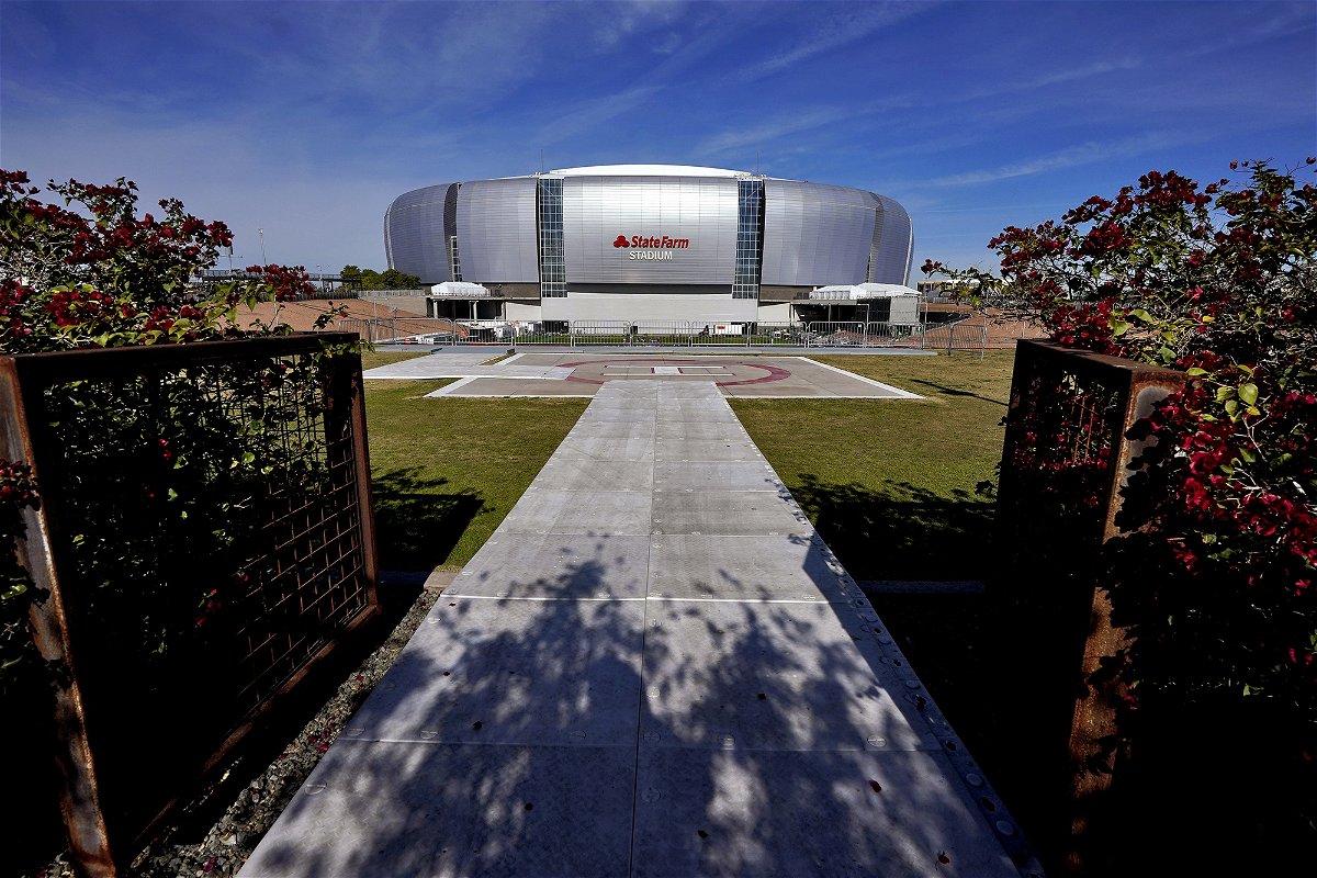 <i>Matt York/AP</i><br/>Super Bowl's ticket prices are declining but they will still cost you thousands of dollars. State Farm Stadium (pictured here) will host the NFL Super Bowl LVII football game on Sunday