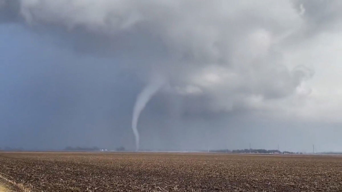 <i>Matt Reardon</i><br/>Matt Reardon captured footage of a tornado touching down on the west side Champaign