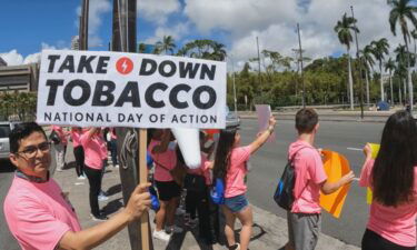 Local Hawaii students are spending their spring break working to fight against child tobacco use and vaping.