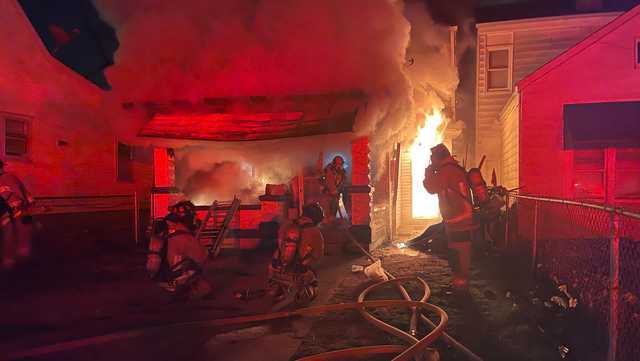 <i>WLKY</i><br/>A fire destroyed a home in Louisville's Portland neighborhood overnight