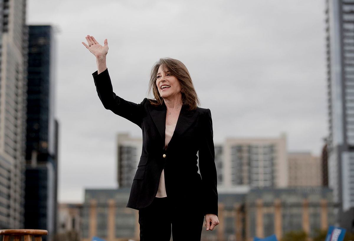 <i>Nick Wagner/Austin American-Statesman/AP</i><br/>Author Marianne Williamson