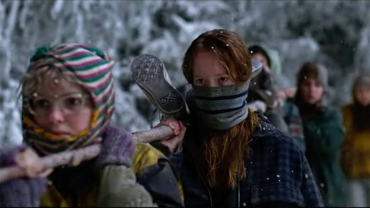 <i>From Showtime</i><br/>(From left) Samantha Hanratty and Liv Hewson in a scene from the Season 2 trailer for Showtime's 'Yellowjackets.'