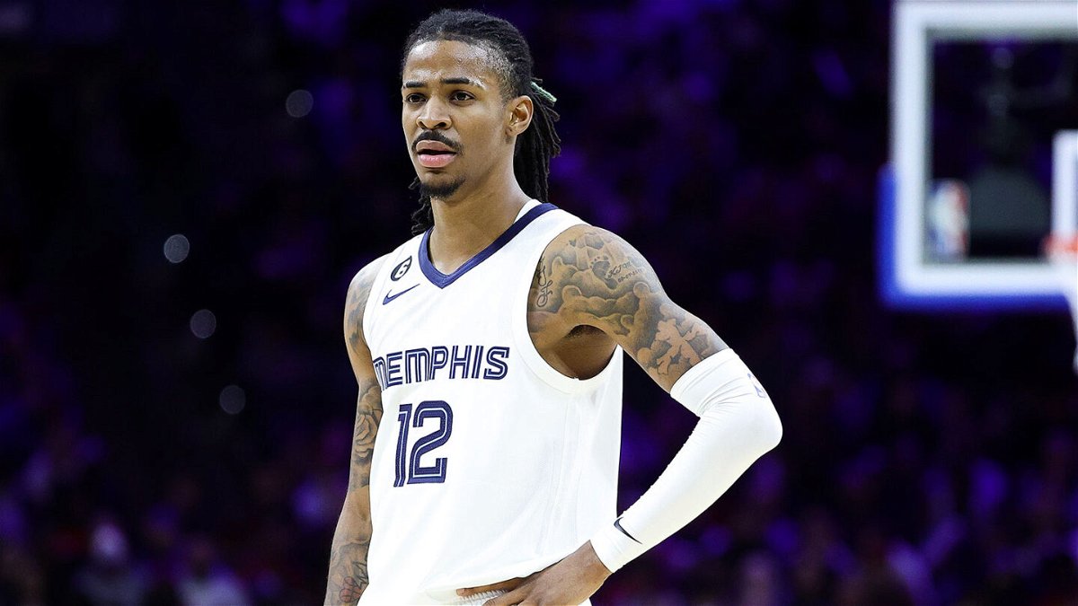 <i>Tim Nwachukwu/Getty Images/FILE</i><br/>Ja Morant of the Memphis Grizzlies was suspended for eight games by the NBA.