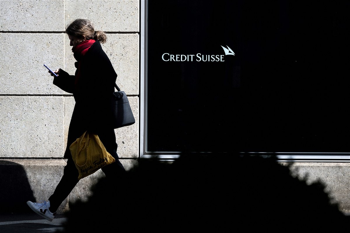 <i>Fabrice Coffrini/AFP/Getty Images</i><br/>An overnight scramble to shore up confidence in Credit Suisse calmed panicked investors on March 16