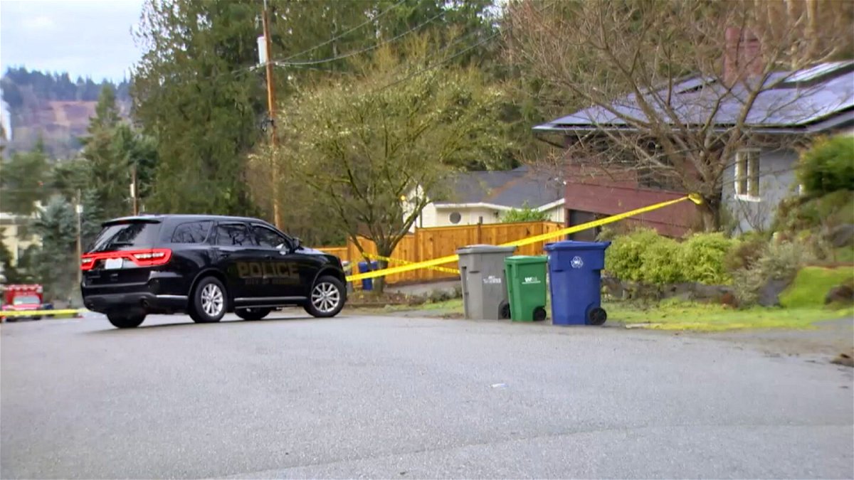 <i>KOMO</i><br/>Authorities cordon off the scene of a fatal shooting in Redmond