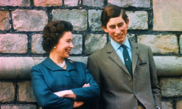 Prince Charles (right) and Queen Elizabeth are seen here at their Windsor home in 1969.