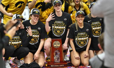 Caitlin Clark starred for the Iowa Hawkeyes in their win against the Louisville Cardinals in the Elite Eight.