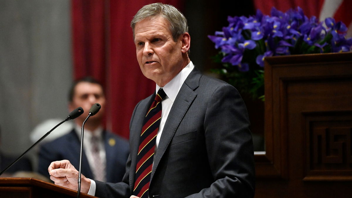 <i>Mark Zaleski/AP</i><br/>Tennessee Governor Bill Lee