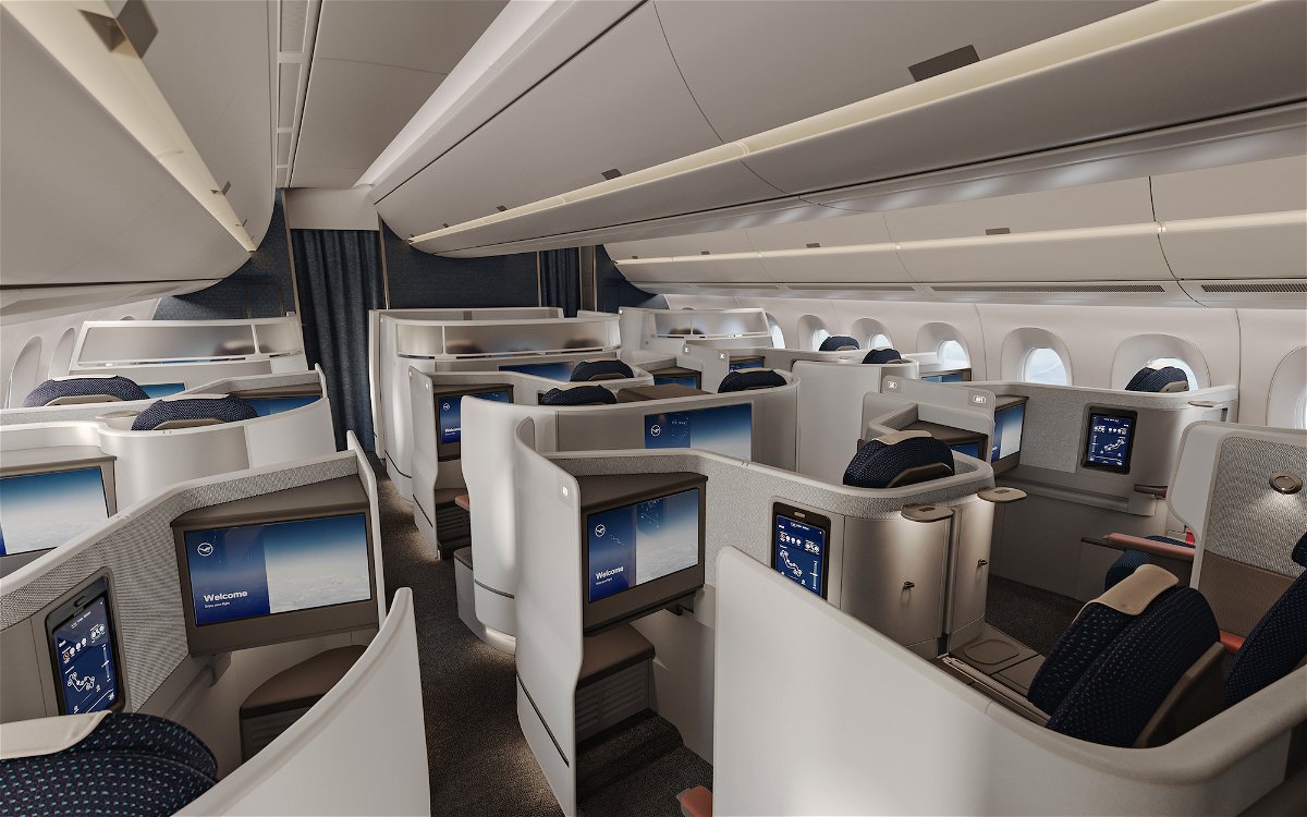 <i>Lufthansa</i><br/>Business class passengers have a bewildering seven seating options.