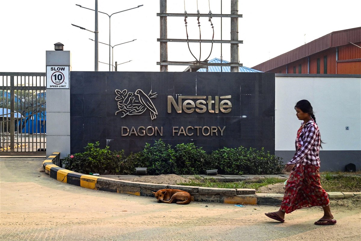 <i>Sai Aung Main/AFP/Getty Images</i><br/>Nestlé will close its sole factory and head office