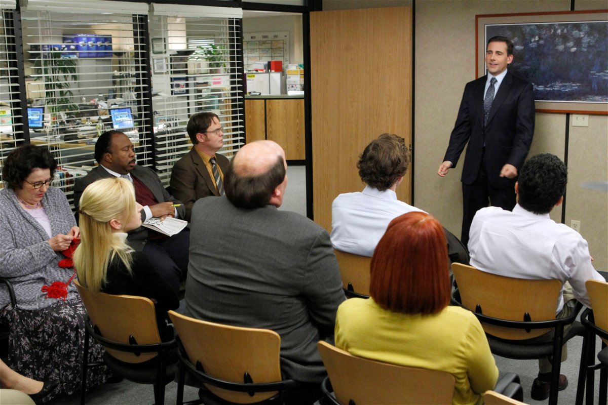 <i>Chris Haston/NBCU Photo Bank/Getty Images</i><br/>Steve Carell and the cast of 'The Office