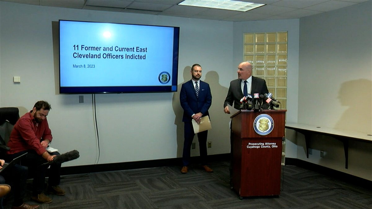 <i>WOIO</i><br/>Several current and former East Cleveland police officers face charges including assault and interfering with civil rights