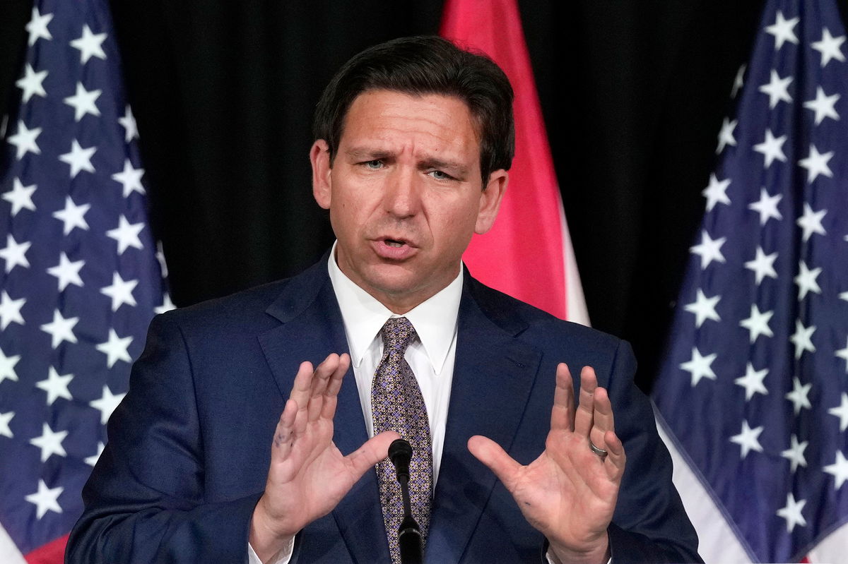 <i>Wilfredo Lee/AP</i><br/>Florida Gov. Ron DeSantis