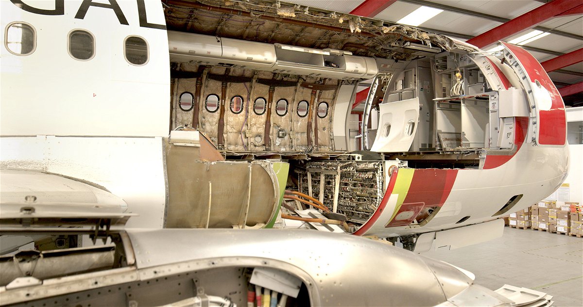 <i>EirTrade Aviation</i><br/>An A320 interior teardown of a galley section undertaken in EirTrade's hangar in Knock