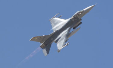 The Biden administration has approved potential sale of missiles for F-16s to Taiwan. A US Air Force F-16 fighter jet is pictured here in 2018 in Phoenix