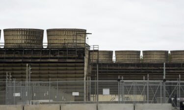 Cooling towers at Xcel Energy's Nuclear Generating Plant are pictured here in 2019