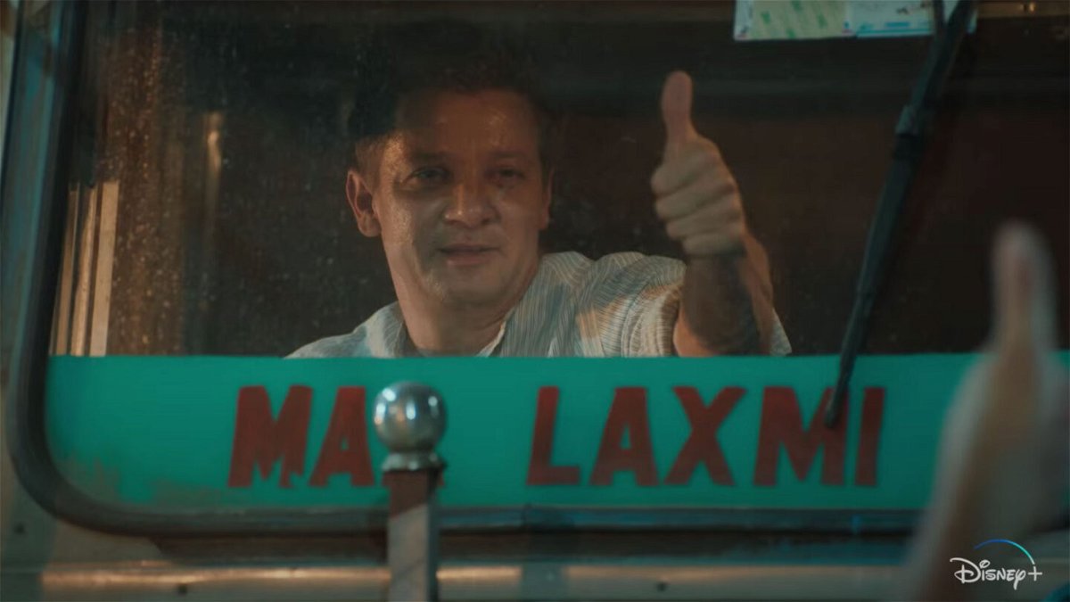 <i>from Disney+</i><br/>Jeremy Renner is seen here in the trailer for new series 'Rennervations.'