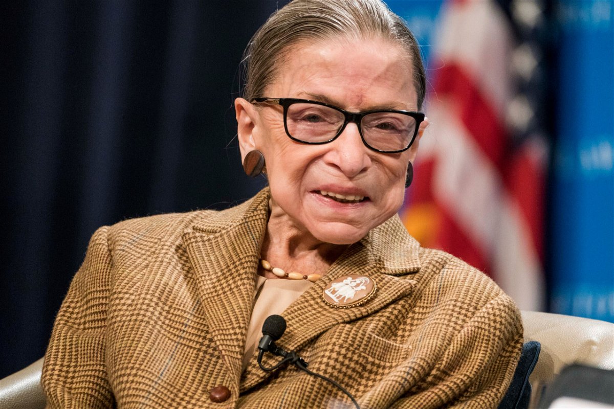 <i>Sarah Silbiger/Getty Images</i><br/>The late Justice Ruth Bader Ginsburg was honored by the Supreme Court on Friday.