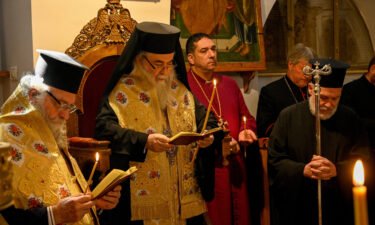 The chrism oil was consecrated in a special ceremony held by the Patriarch of Jerusalem and the Anglican Archbishop of Jerusalem.