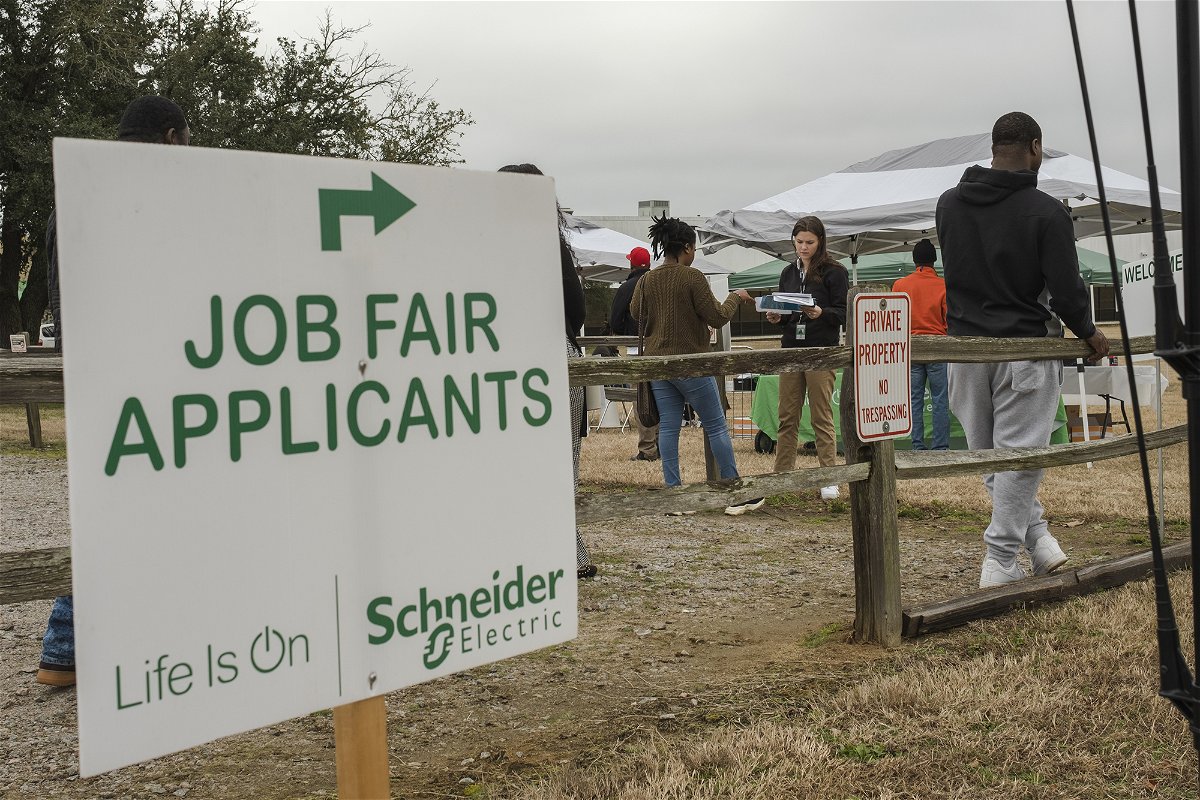 <i>Micah Green/Bloomberg/Getty Images</i><br/>The number of job openings in the United States fell to 10.8 million in January