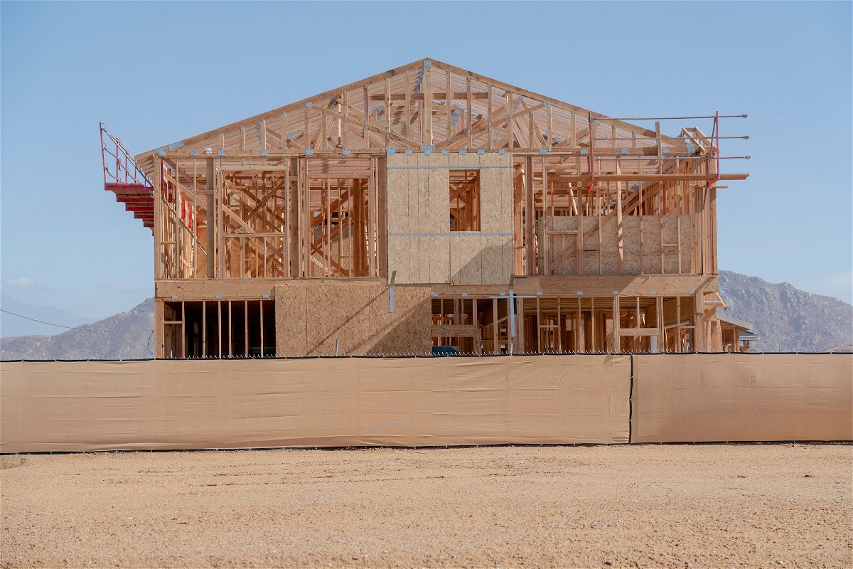 <i>Kyle Grillot/Bloomberg/Getty Images/FILE</i><br/>US home building jumped higher in February