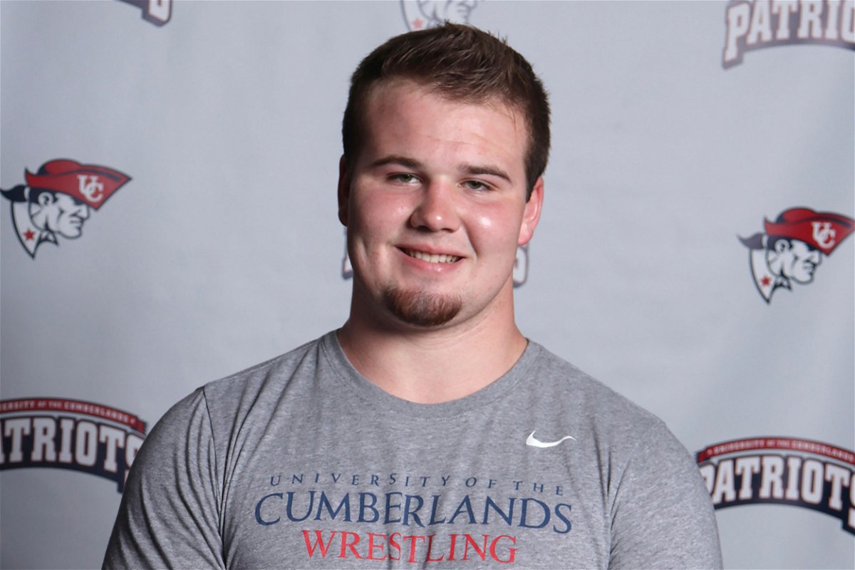 <i>University of the Cumberlands/AP</i><br/>Grant Brace was 20 years old when he died of heat stroke after a wrestling team practice in 2020.