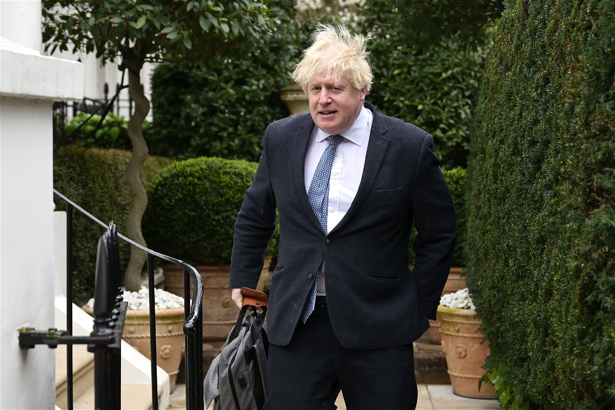 <i>James Veysey/Shutterstock</i><br/>Former British Prime Minister Boris Johnson