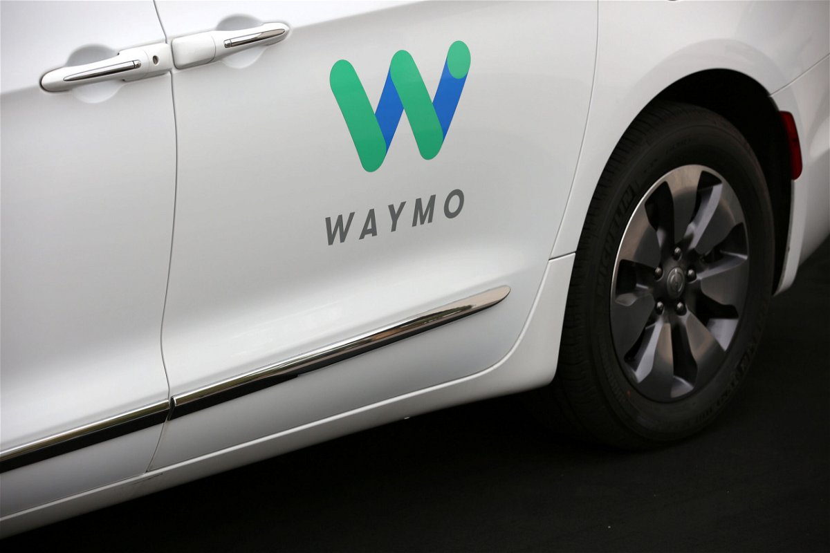 <i>Caitlin O'Hara/Reuters</i><br/>A Waymo Chrysler Pacifica Hybrid self-driving vehicle is displayed during a demonstration in Chandler
