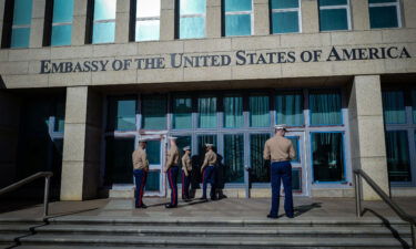 The US intelligence community cannot link any cases of the "Havana Syndrome" to a foreign adversary. Pictured is the US embassy in Havana