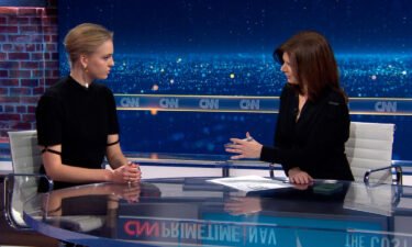 Dasha Navalnaya speaks with CNN's Erin Burnett on March 3.