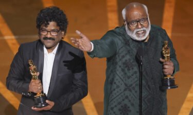 Telegu-language historical fantasy film "RRR" became the first Indian feature film to win an Oscar with "Naatu Naatu" taking home the award for best original song.