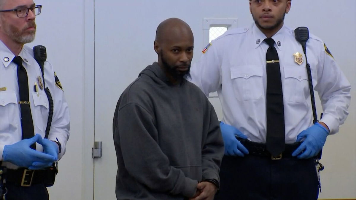 <i>WCVB</i><br/>Devarus Hampton was arraigned Monday in Barnstable District Court.