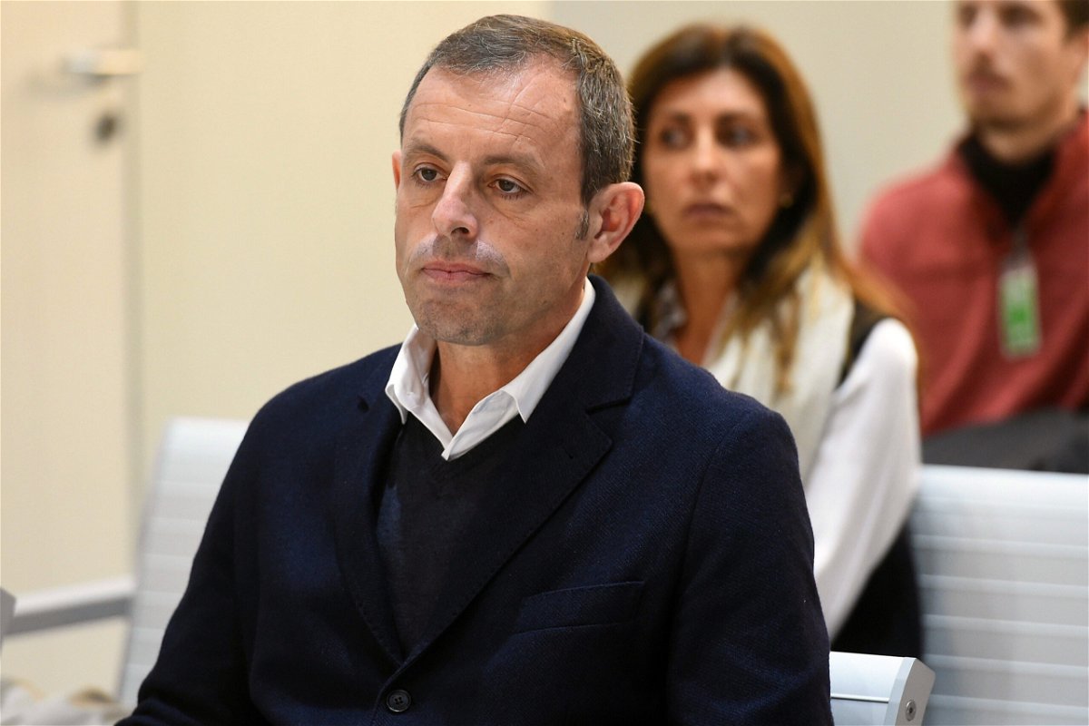 <i>Fernando Villar/Pool/AP</i><br/>Former Barça president Sandro Rosell is one of the accused in the Prosecutor's Office report.