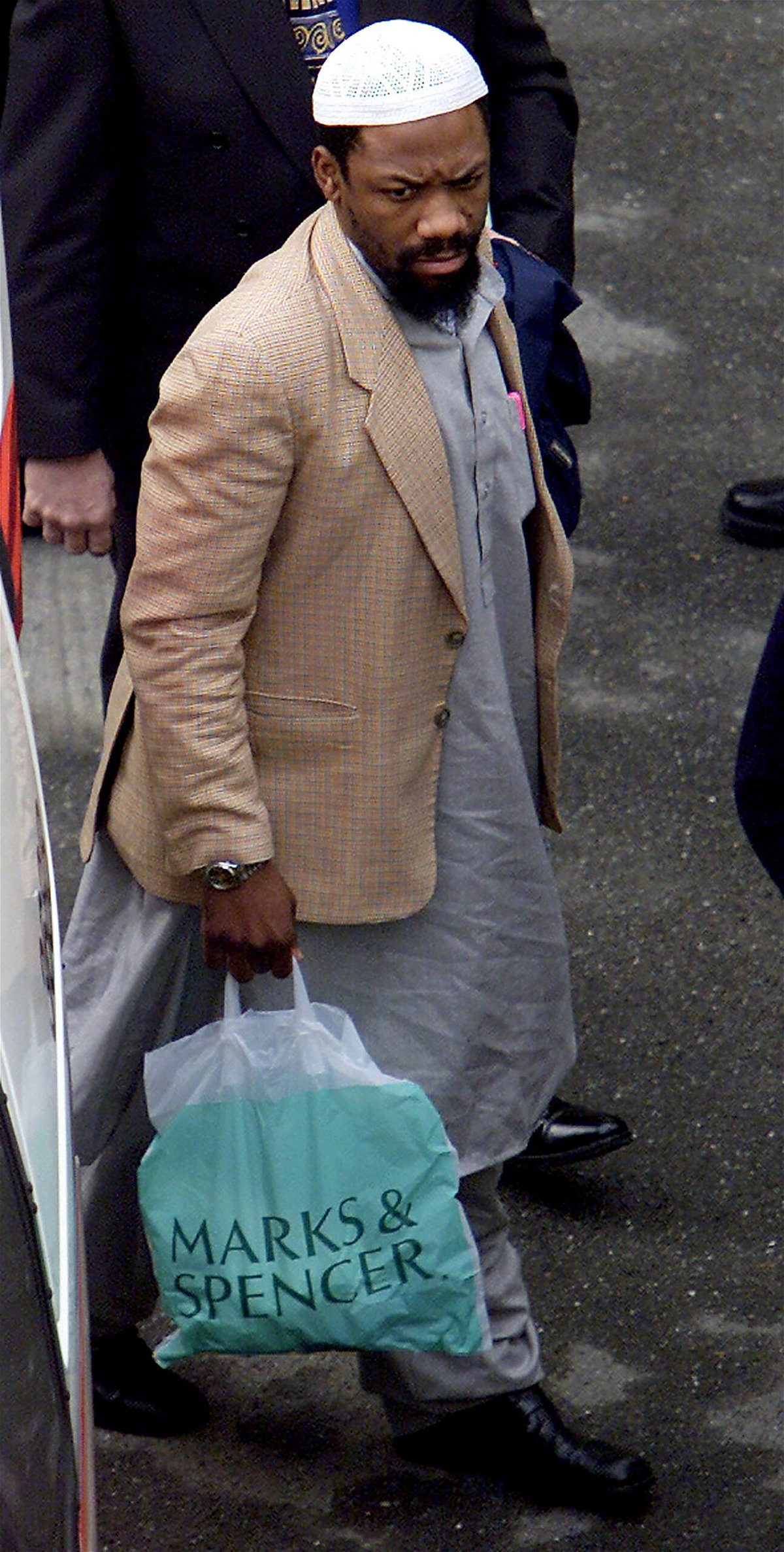 <i>Ian Waldie/Reuters/FILE</i><br/>Abdullah el-Faisal arrives at Bow Sreet Magistrates Court in London in February 2002.