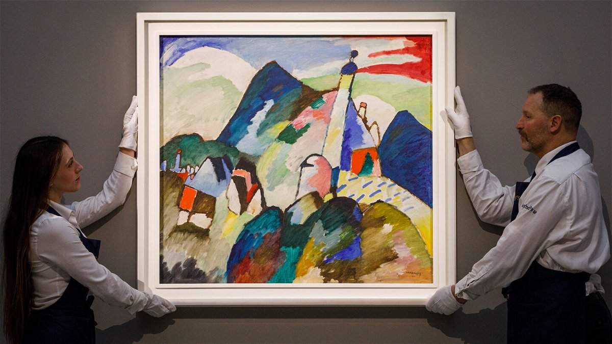 <i>Tristan Fewings/Getty Images for Sotheby's</i><br/>Wassily Kandinsky's 