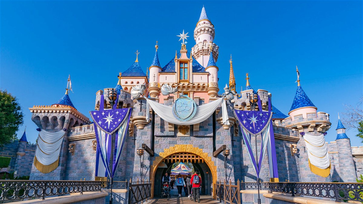 <i>AaronP/Bauer-Griffin/GC Images/Getty Images</i><br/>The Sleeping Beauty Castle at Disneyland celebrated 