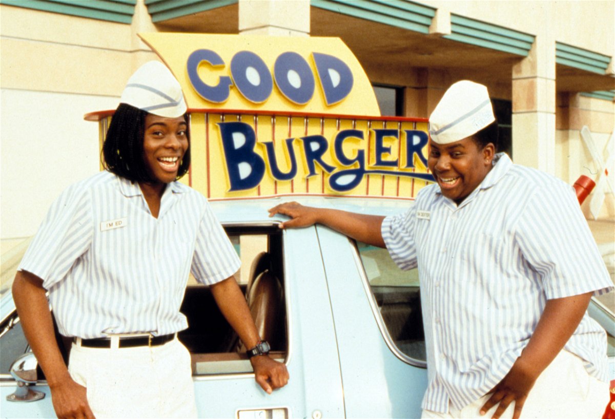 <i>Everett Collection</i><br/>Kel Mitchell and Kenan Thompson in the 1997 film 