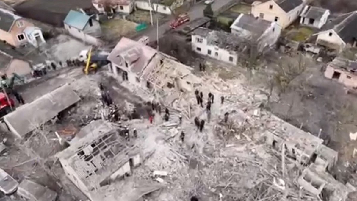 <i>Maksym Kozytskyi</i><br/>At least four people were killed following a Russian missile strike that hit a residential area in the Zolochiv district in Lviv on Thursday