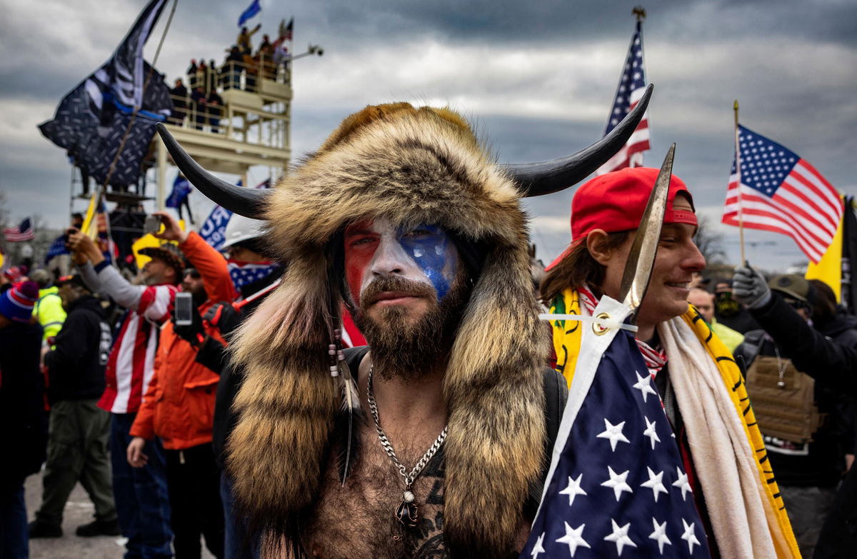 <i>Brent Stirton/Getty Images</i><br/>Jacob Chansley