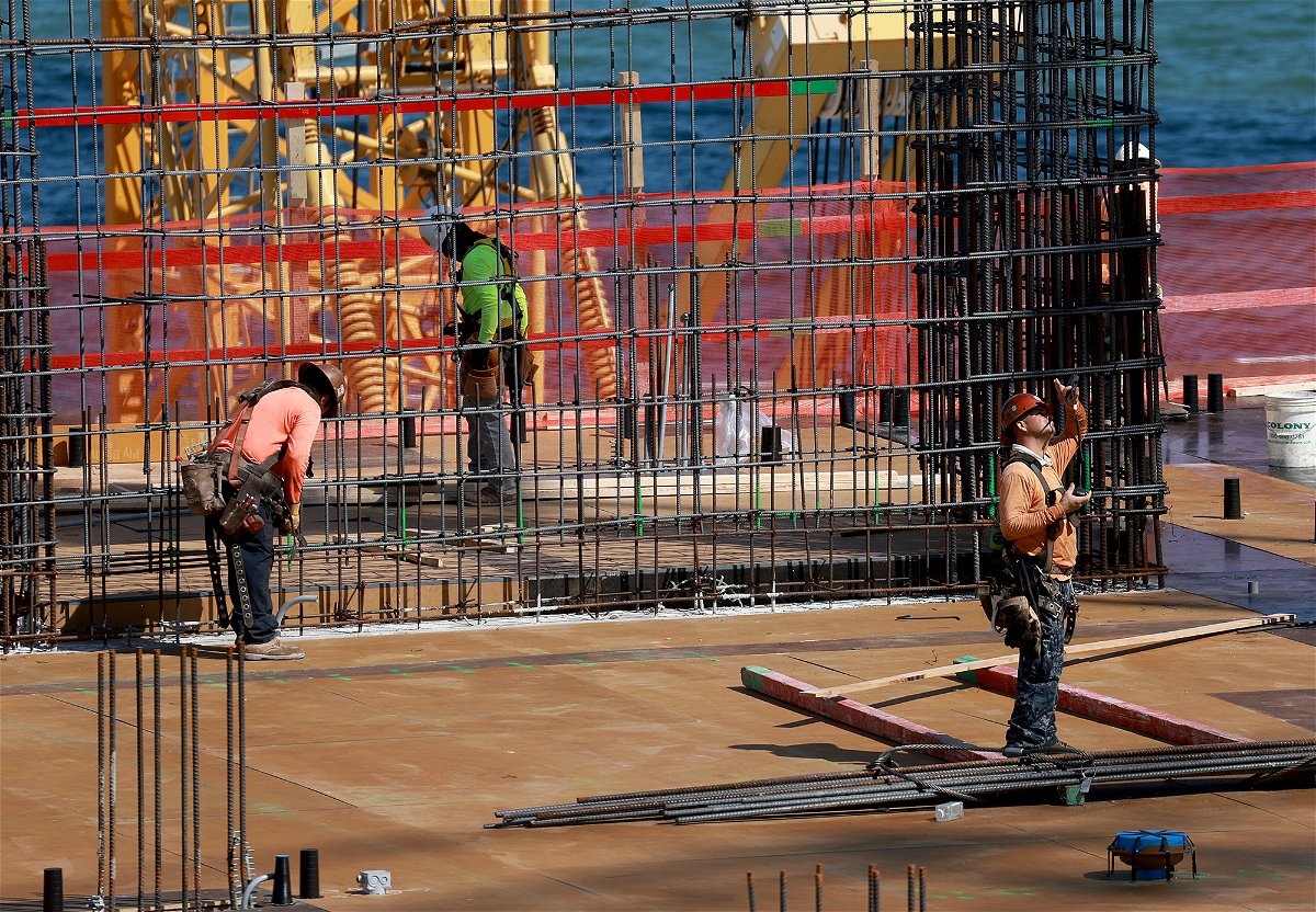 <i>Joe Raedle/Getty Images</i><br/>The recent banking turmoil may eventually raise unemployment. Pictured is a construction site on March 10