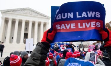 The Justice Department on Friday asked the Supreme Court to fast-track its consideration of a recent appeals court ruling that deemed unconstitutional a federal law barring gun possession by those under domestic violence restraining orders.