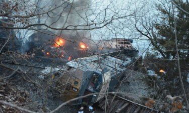 A CSX train derailed on the morning of March 8 in West Virginia after striking a rockslide.