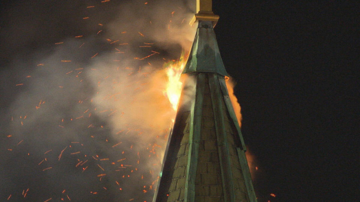 <i>WBZ</i><br/>The steeple at the Faith Lutheran Church in Cambridge will come down Tuesday